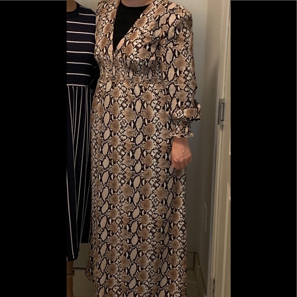 SOLD••Snake Print Maxi - Picture 2 of 2